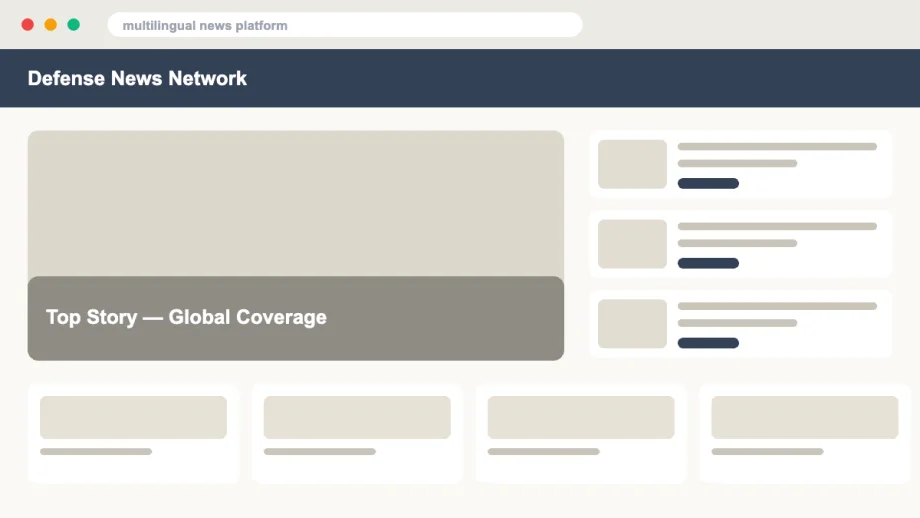 DoD Multilingual News Platforms