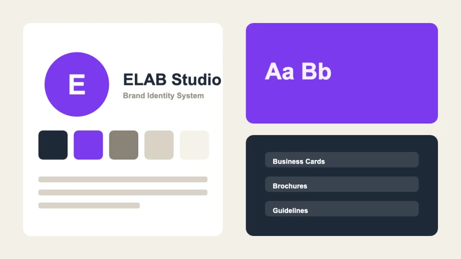 ElabStudio — Brand & Identity Work